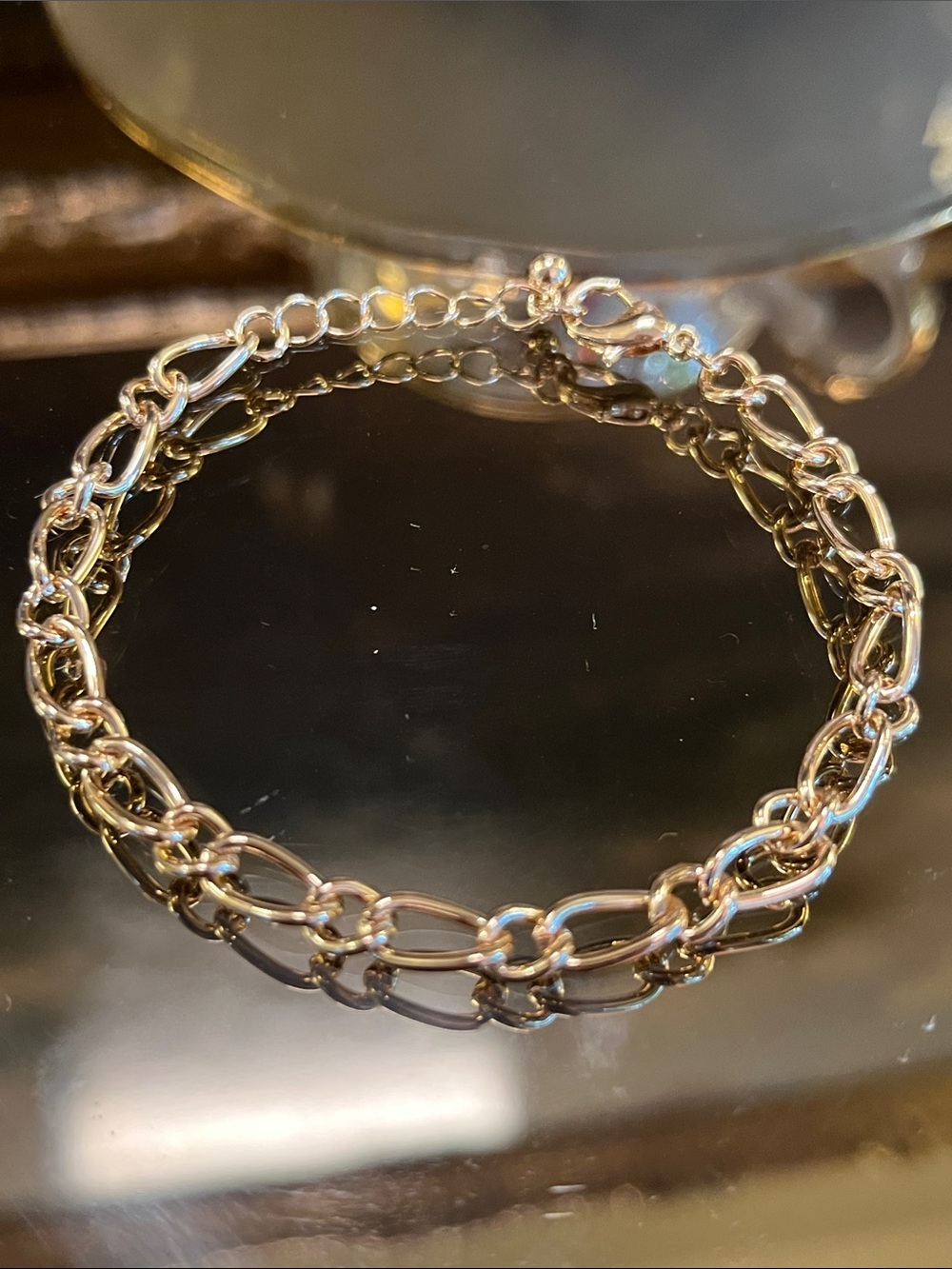 Classic Gold Double-Link Bracelet